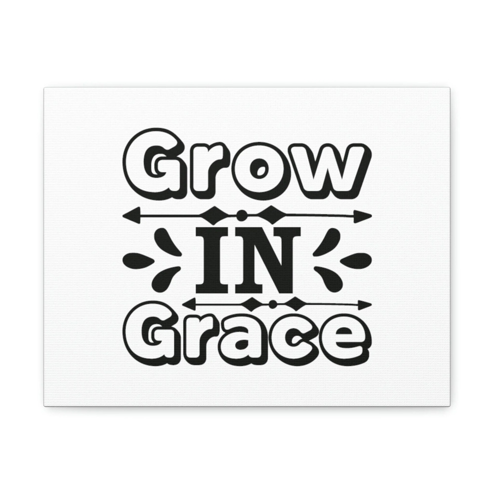 Scripture Walls Grow In Grace 2 Peter 3:18 Bordered Christian Wall Art Bible